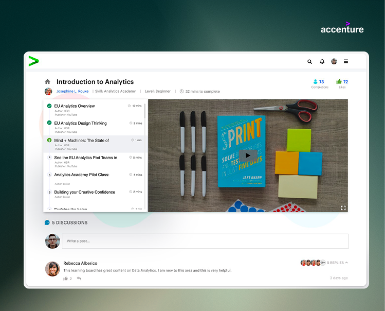 Accenture Future Talent Platform: Scaling Enterprise Learning to 1 M+ Users